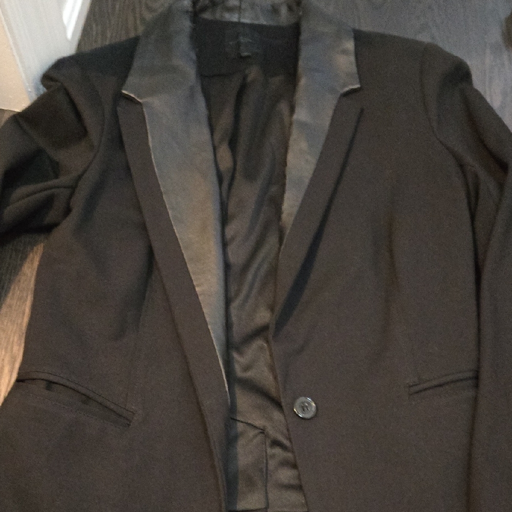 Italina Black Sport Coat Classic Blazer